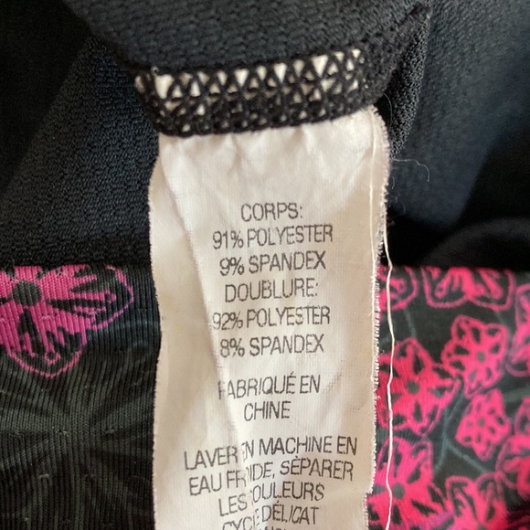 LL Bean, Size S, black, purple, pink, and gray colors, Women's Skort. - Picture 10 of 12